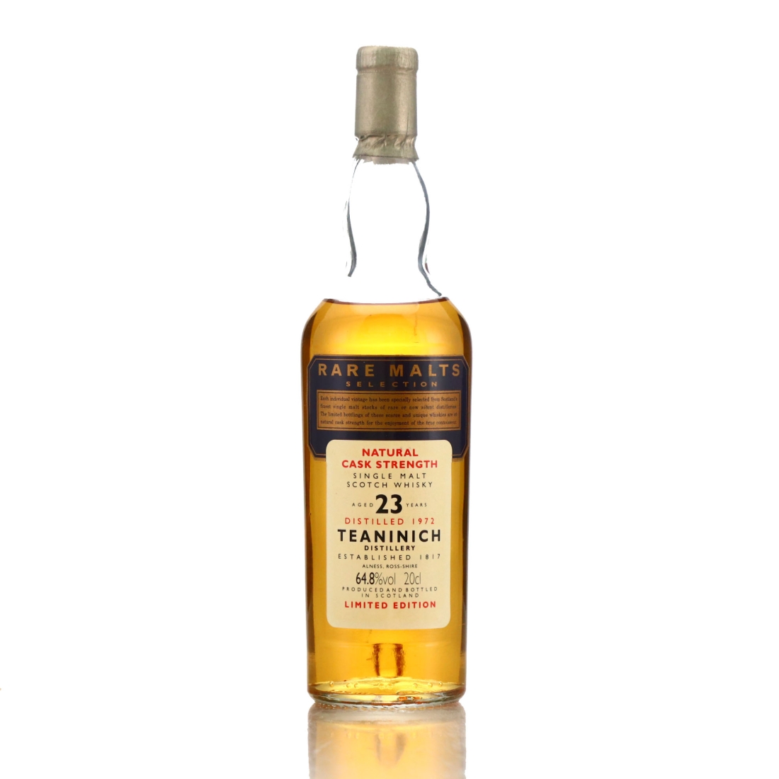 Teaninich 1972 Rare Malts 23 Year Old 20cl / 64.8%