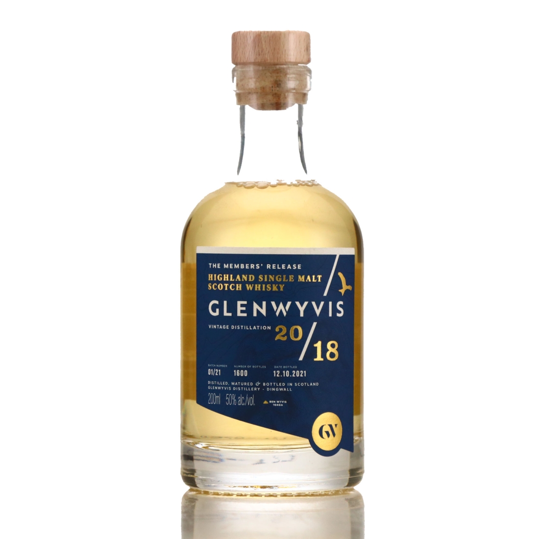 Glenwyvis 2018 Inaugural Release Batch 01/21 20cl