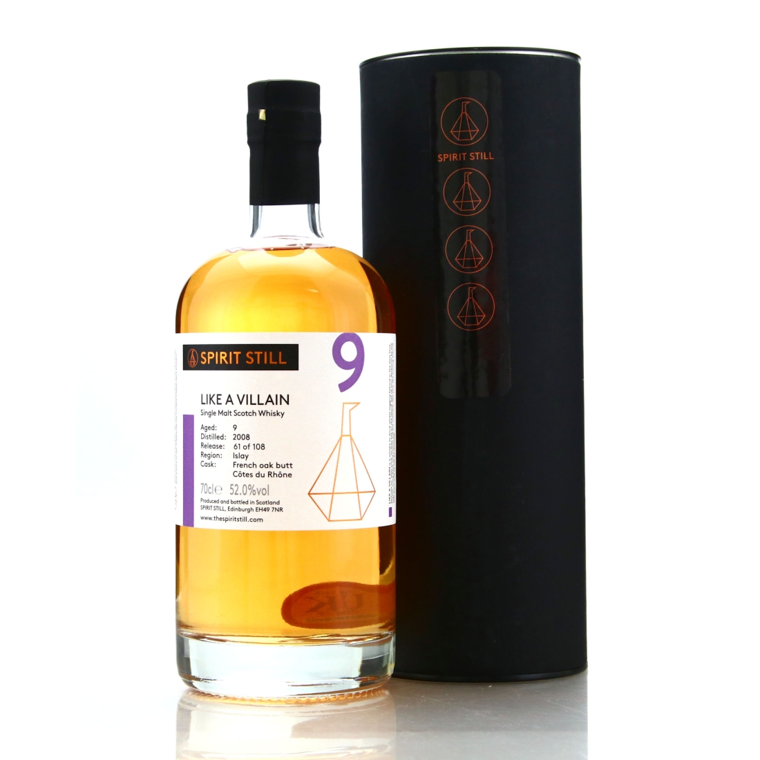 Lagavulin 'Like a Villain' 2008 Spirit Still 9 Year Old