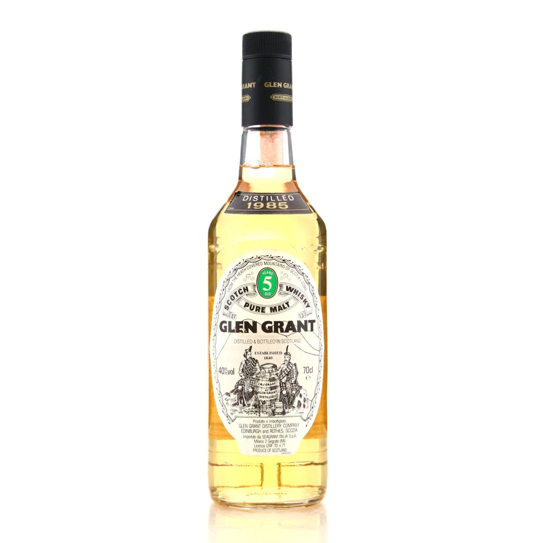 Glen Grant 1985 5 Year Old / Seagram Italia Import