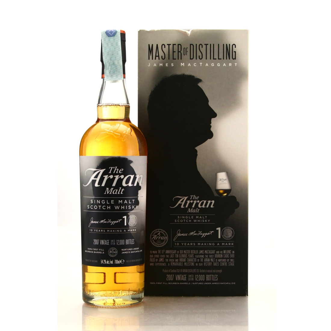 Arran 2007 Master of Distilling 10 Year Old