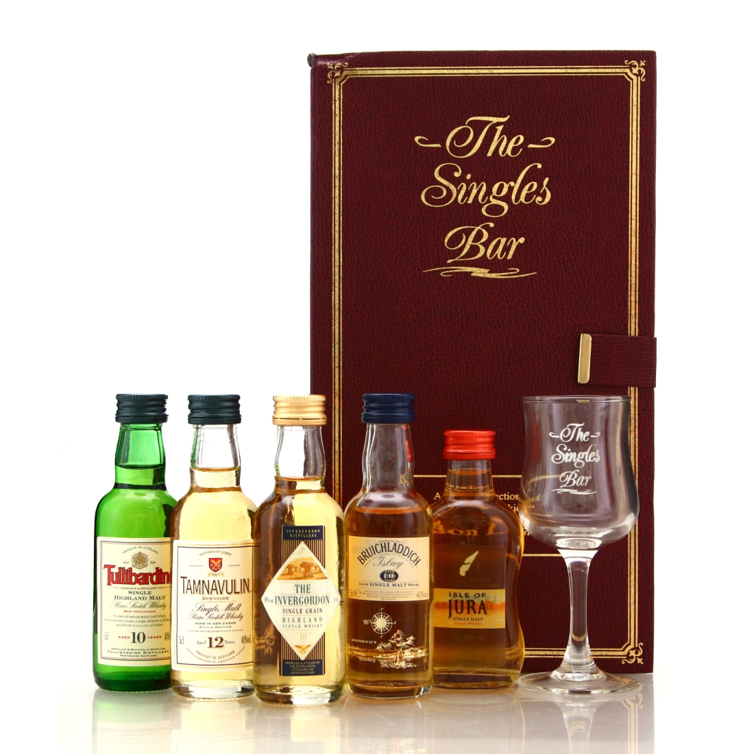 Invergordon Distillers The Singles Bar Miniatures x 5