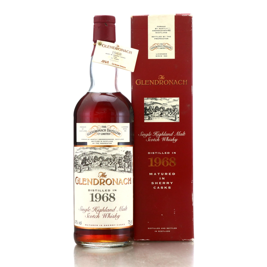 Glendronach 1968 Single Cask 25 Year Old #17 / All Nippon Airways