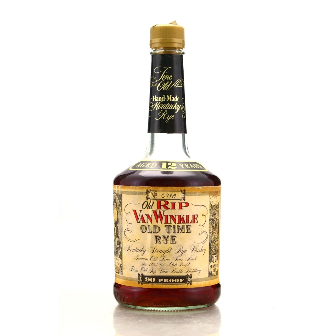 Old Rip Van Winkle 12 Year Old Old Time Rye 2000 / Rinaldi Import