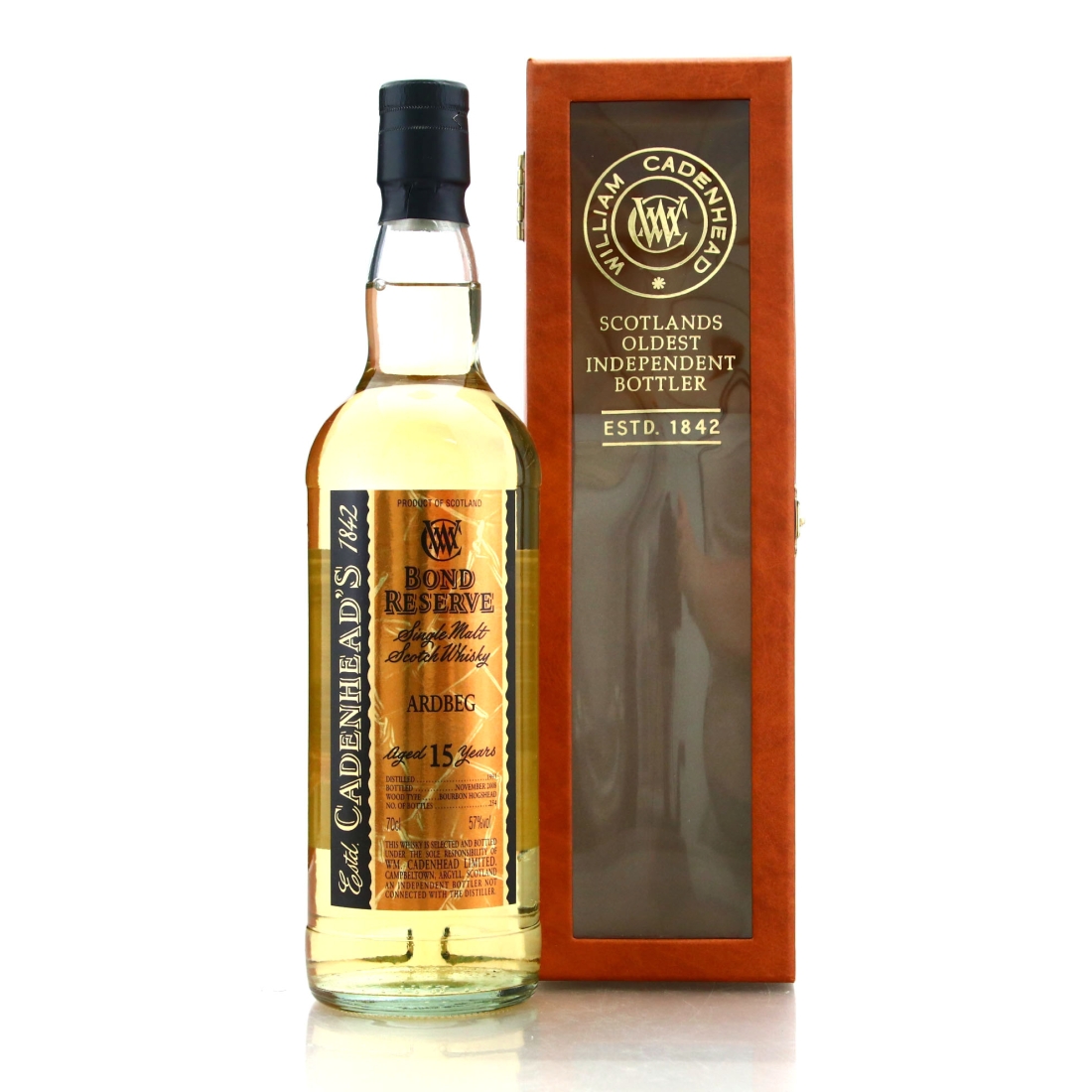 Ardbeg 1993 Cadenhead's 15 Year Old Bond Reserve