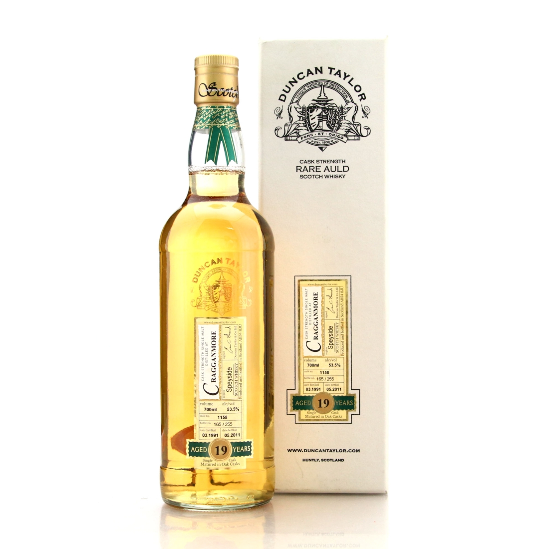 Cragganmore 1991 Duncan Taylor 19 Year Old
