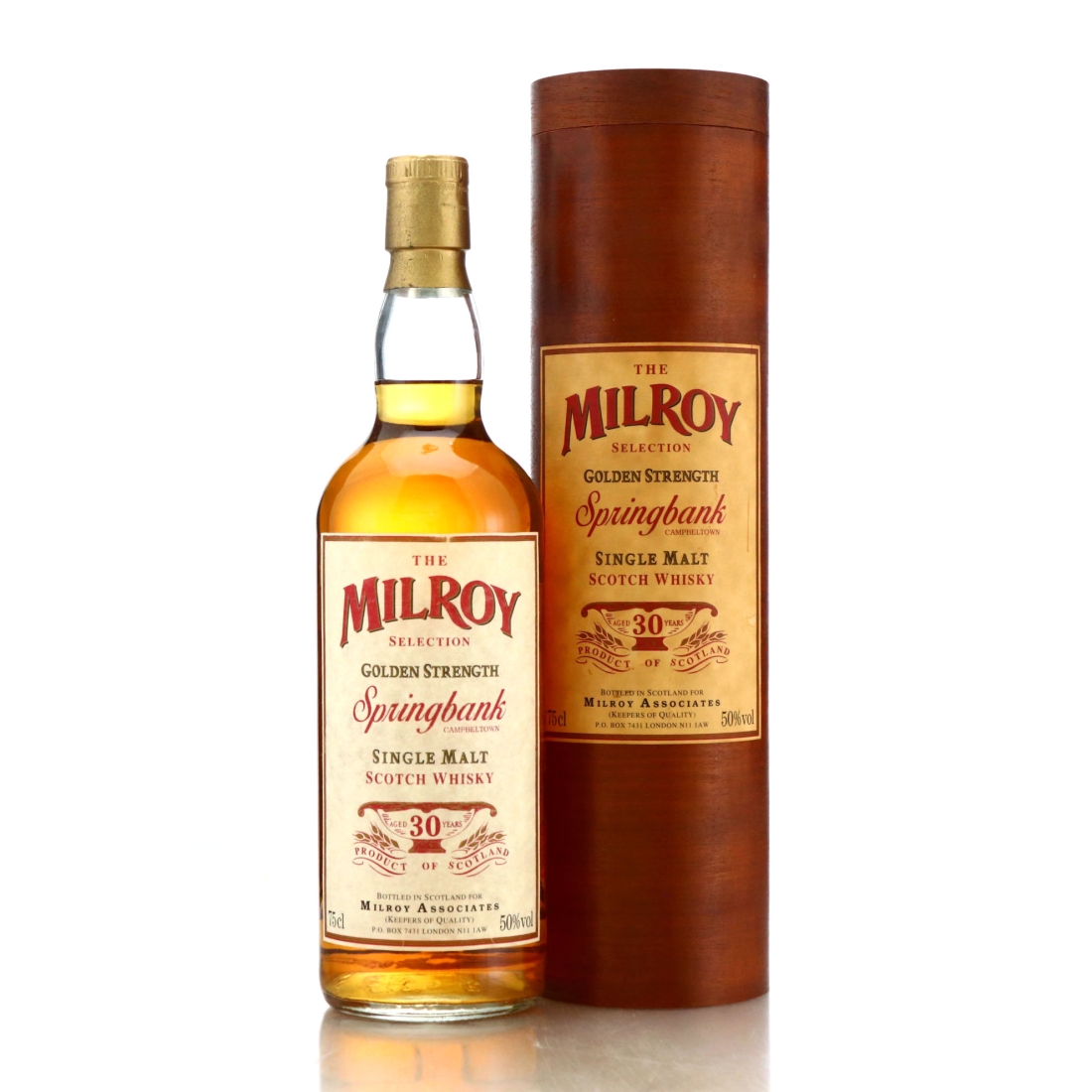 Springbank 30 Year Old Milroy Selection 75cl