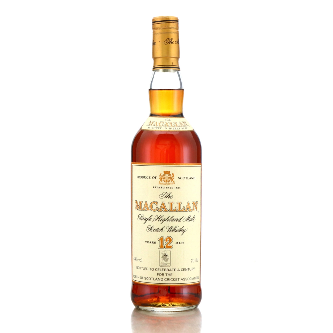 Macallan 12 Year Old 1993 / North of Scotland Cricket Association