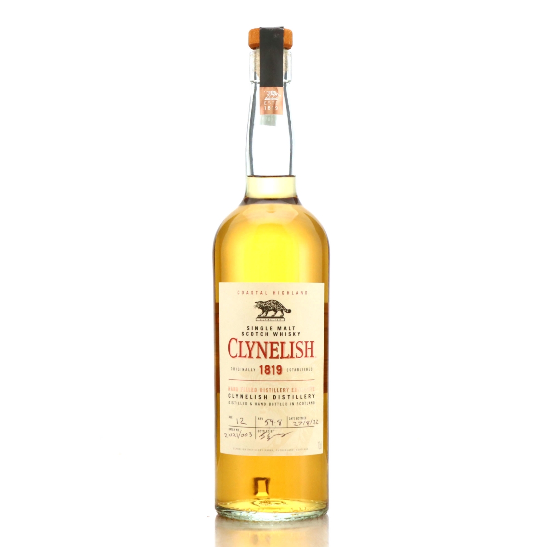 Clynelish 12 Year Old Hand Filled Batch #2021/003