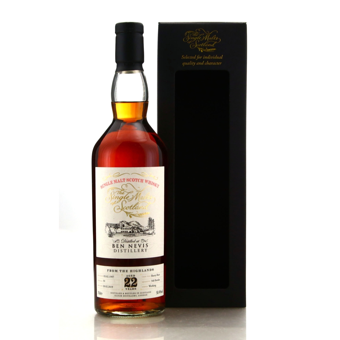 Ben Nevis 1997 Single Malts of Scotland 22 Year Old