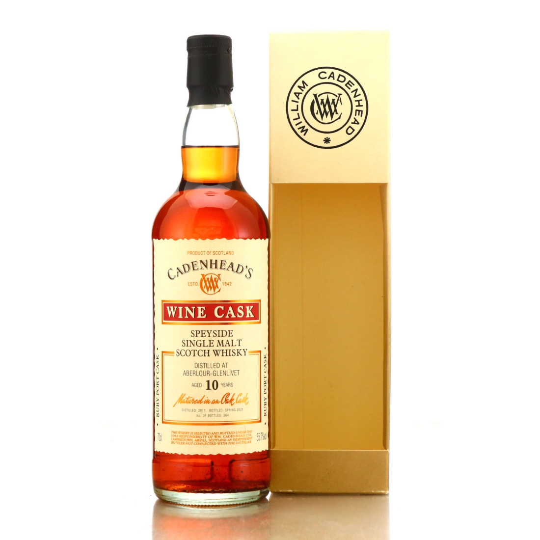Aberlour 2011 Cadenhead's 10 Year Old Wine Cask