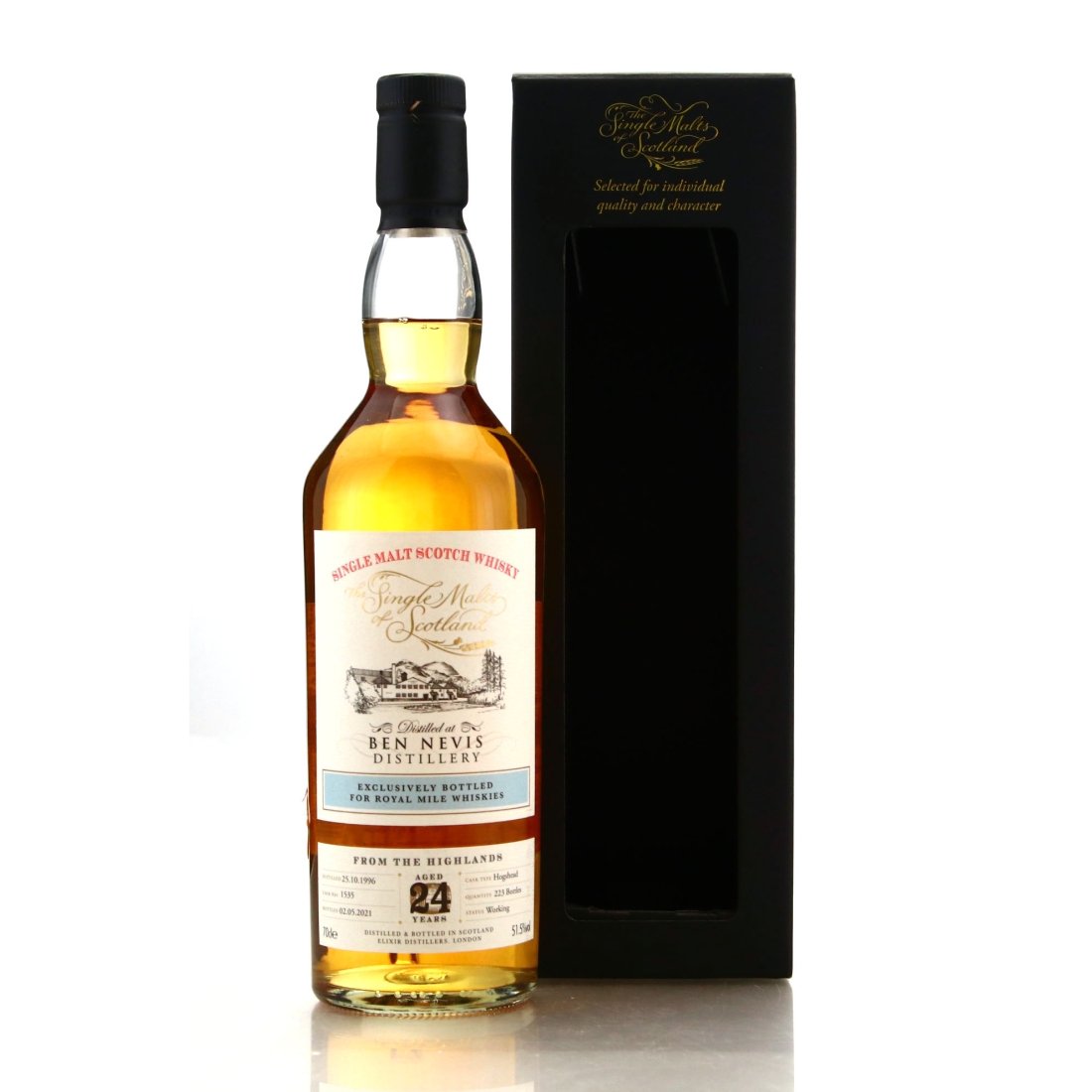 Ben Nevis 1996 Single Malts of Scotland 24 Year Old / RMW