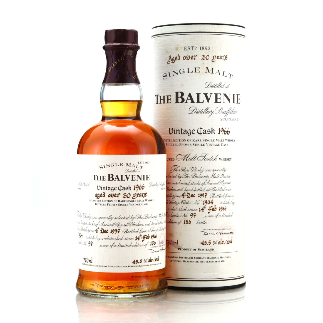 Balvenie 1966 Vintage Cask #6423