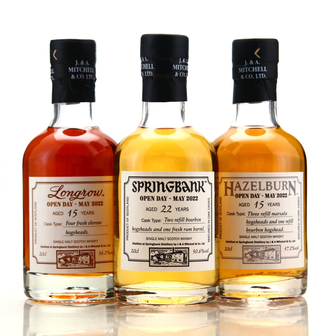 Springbank Open Day Releases 3 x 20cl / Campbeltown Malts Festival 2022