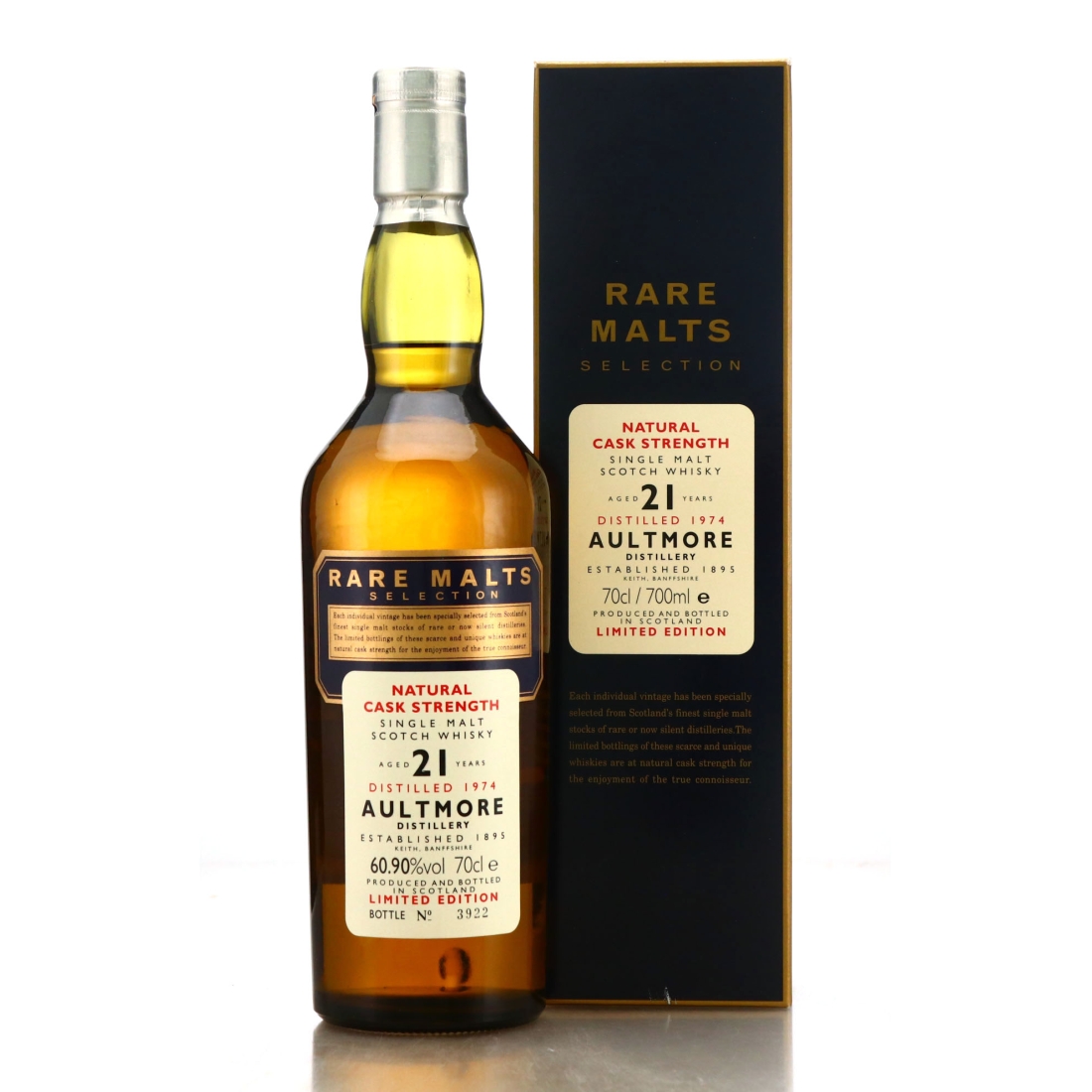 Aultmore 1974 Rare Malts 21 Year Old / 60.90%