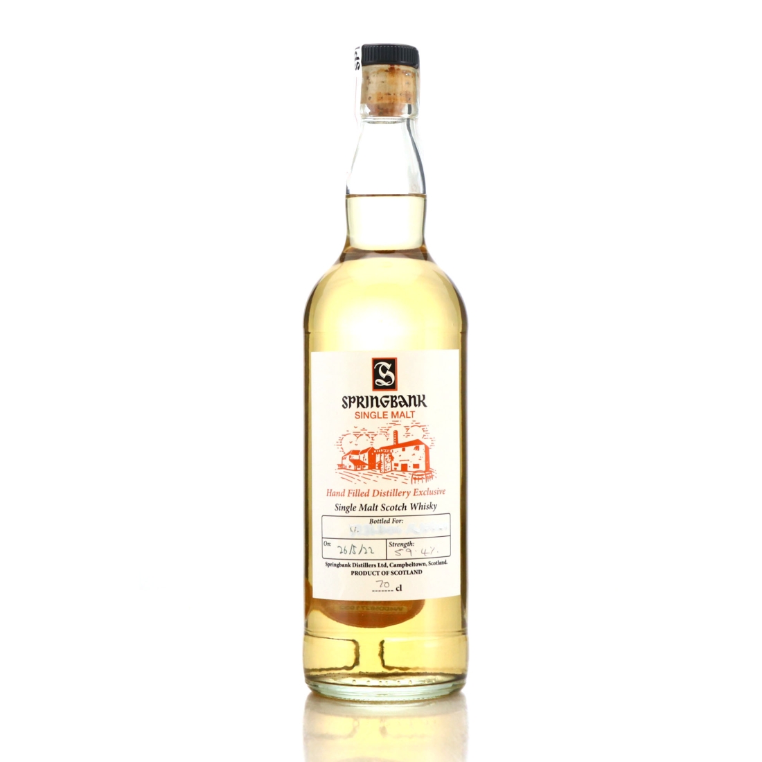 Springbank Hand Filled 2022