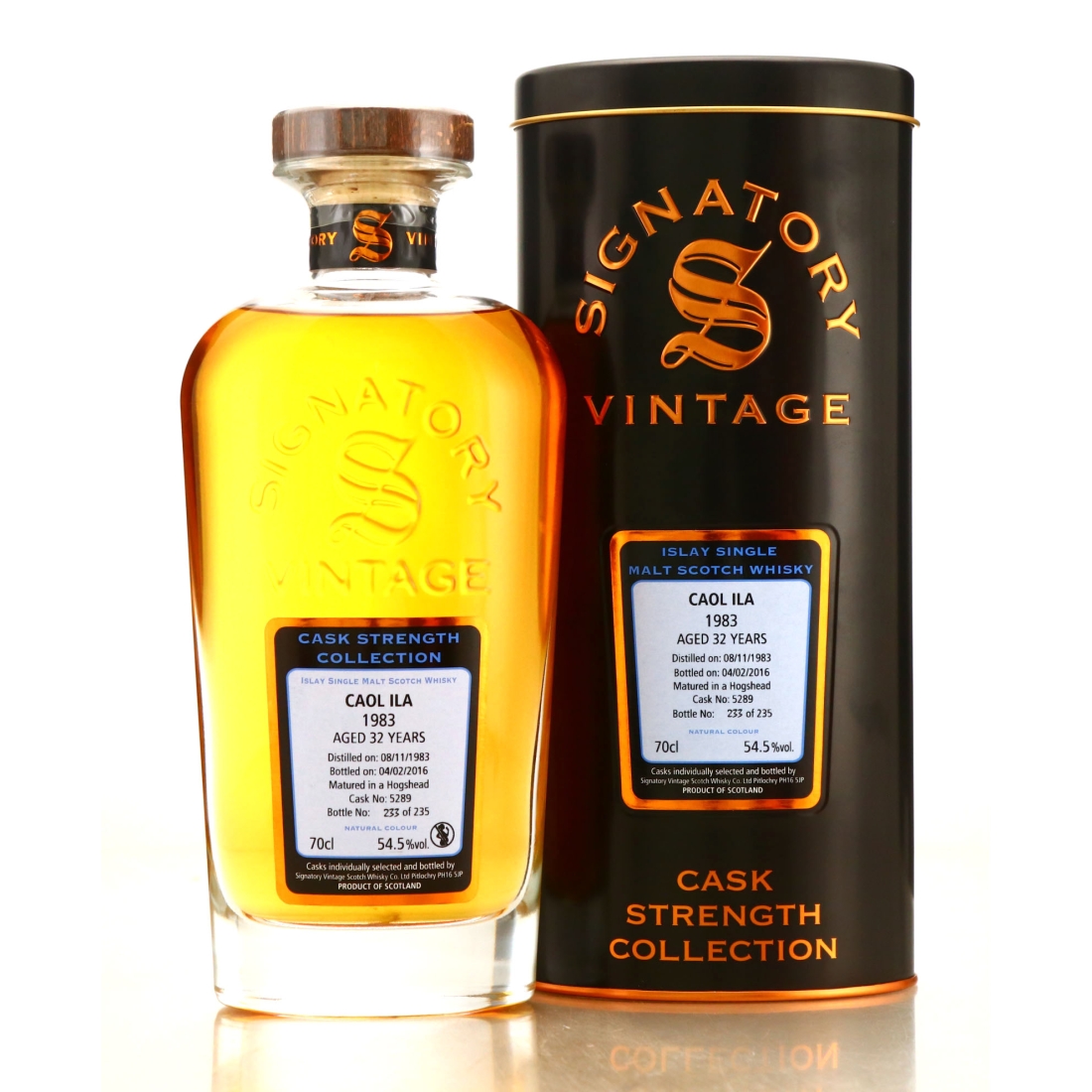 Caol Ila 1983 Signatory Vintage 32 Year Old Cask Strength #5289