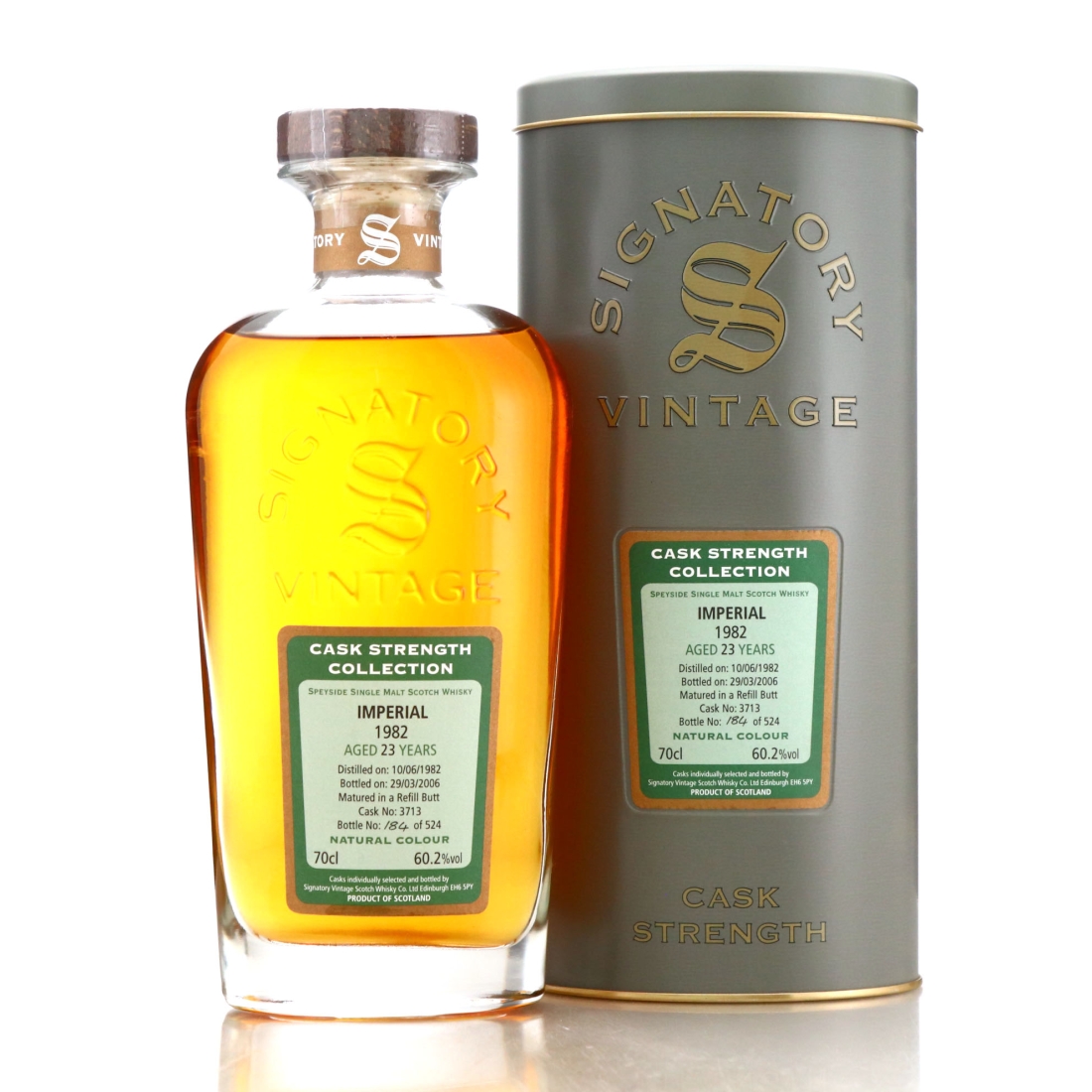 Imperial 1982 Signatory Vintage 23 Year Old Cask Strength