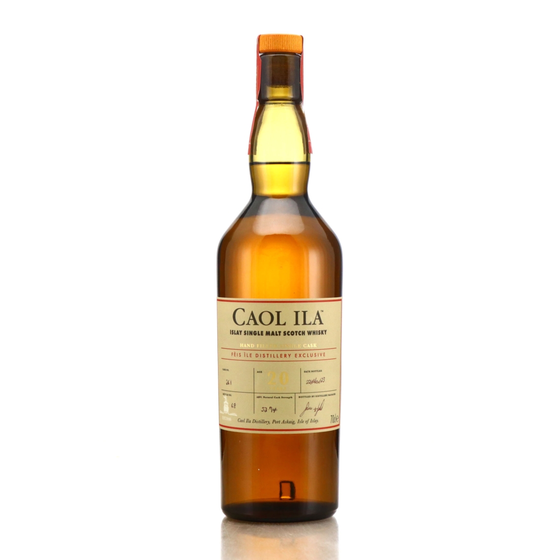 Caol Ila 20 Year Old Hand Filled Cask #261 / Feis Ile 2023