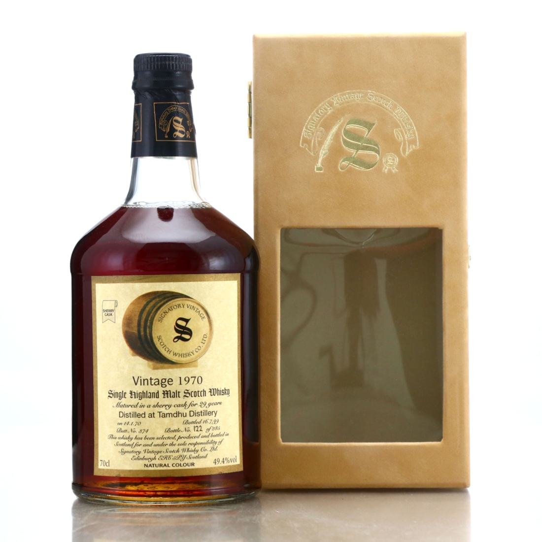 Tamdhu 1970 Signatory Vintage 29 Year Old
