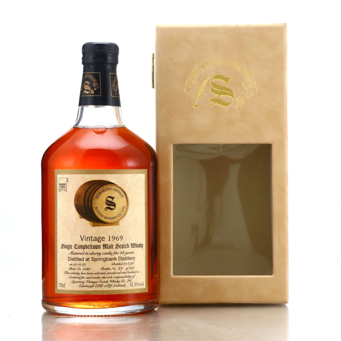 Springbank 1969 Signatory Vintage 28 Year Old
