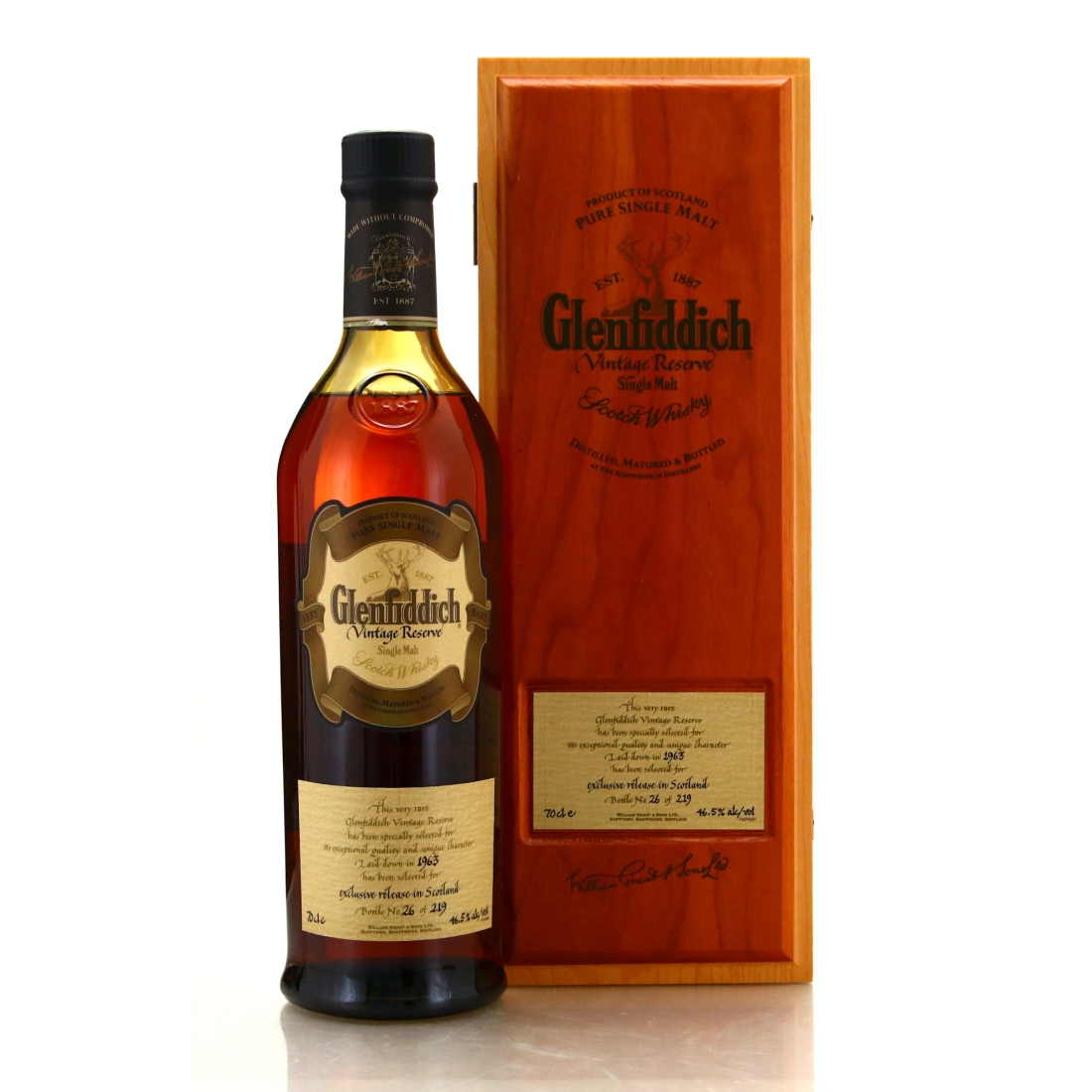 Glenfiddich 1963 Vintage Reserve #12730 / Scottish Exclusive