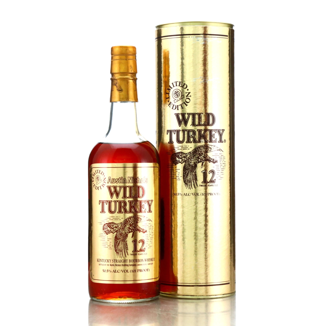 Wild Turkey 12 Year Old 101 Proof Limited Edition 1991