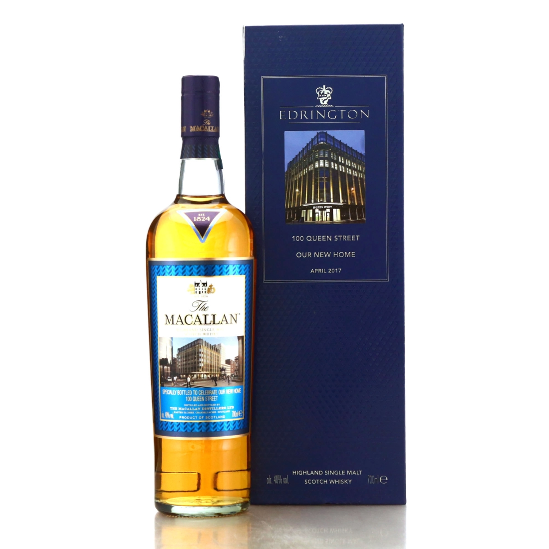 Macallan Welcome to 100 Queen Street / Edrington