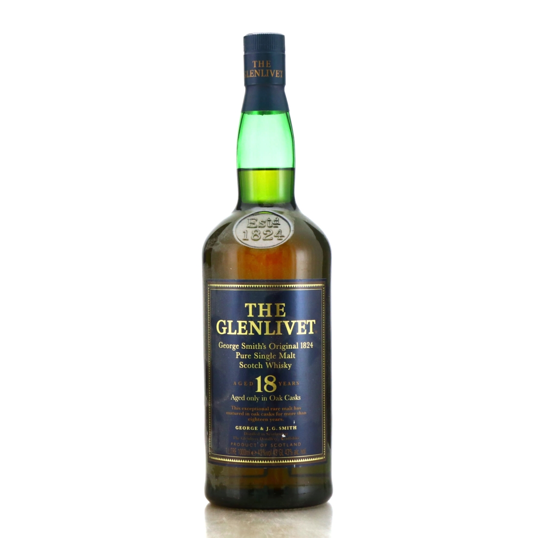 Glenlivet 18 Year Old 1 Litre pre-2004