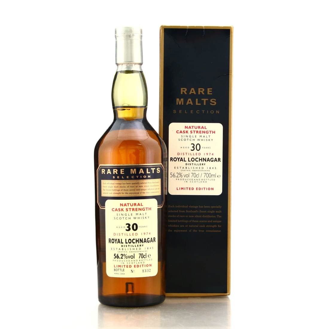 Royal Lochnagar 1974 Rare Malts 30 Year Old / 56.2%
