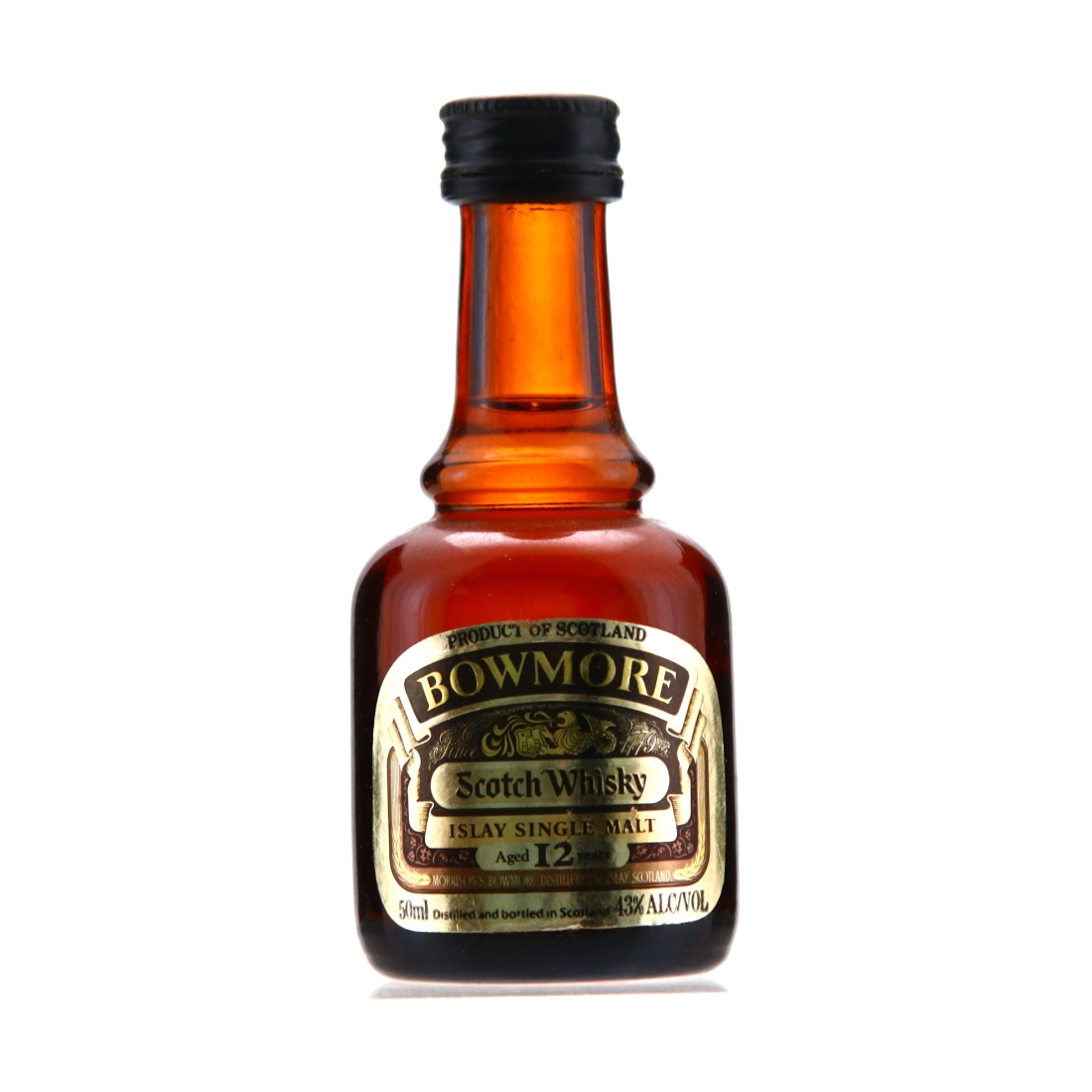 Bowmore 12 Year Old Miniature 1980s