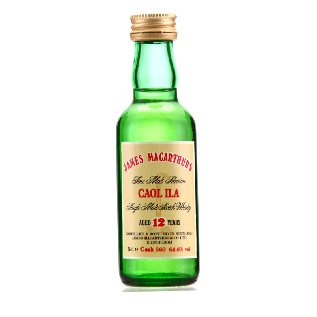 Caol Ila 12 Year Old James Macarthur Miniature