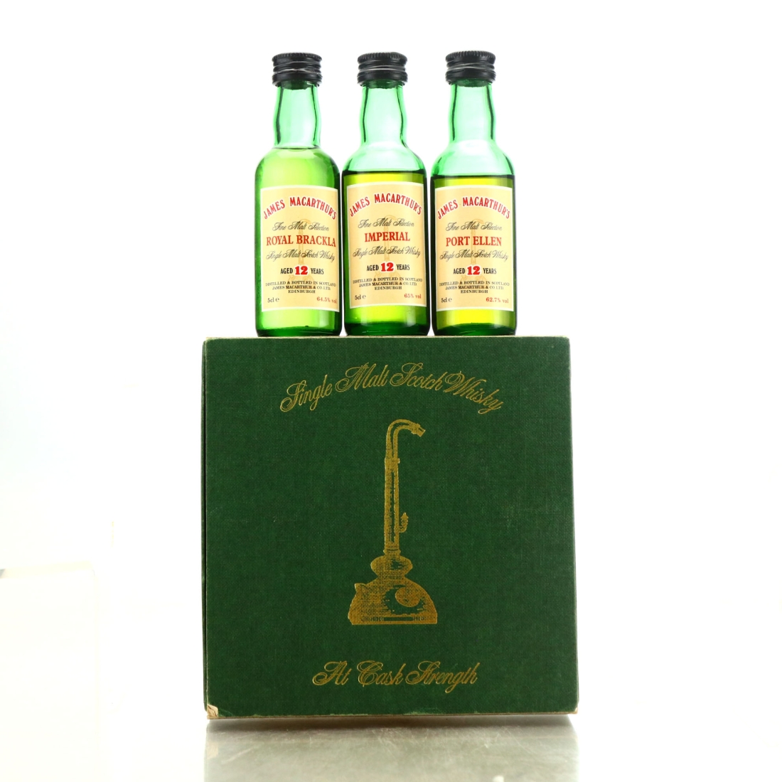 James MacArthur Fine Malt Miniature x 3 / Includes Port Ellen