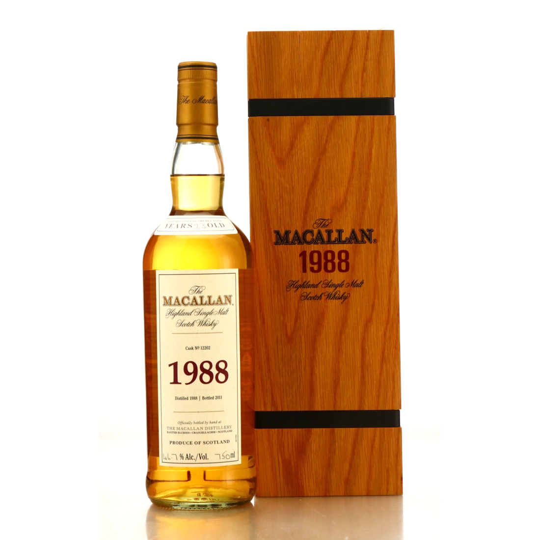 Macallan 1988 Fine and Rare 23 Year Old #12202 75cl / US Import