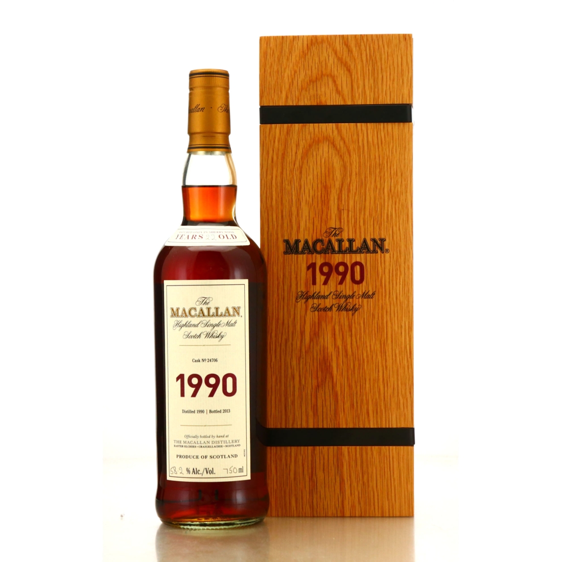 Macallan 1990 Fine and Rare 22 Year Old #24706 75cl / US Import