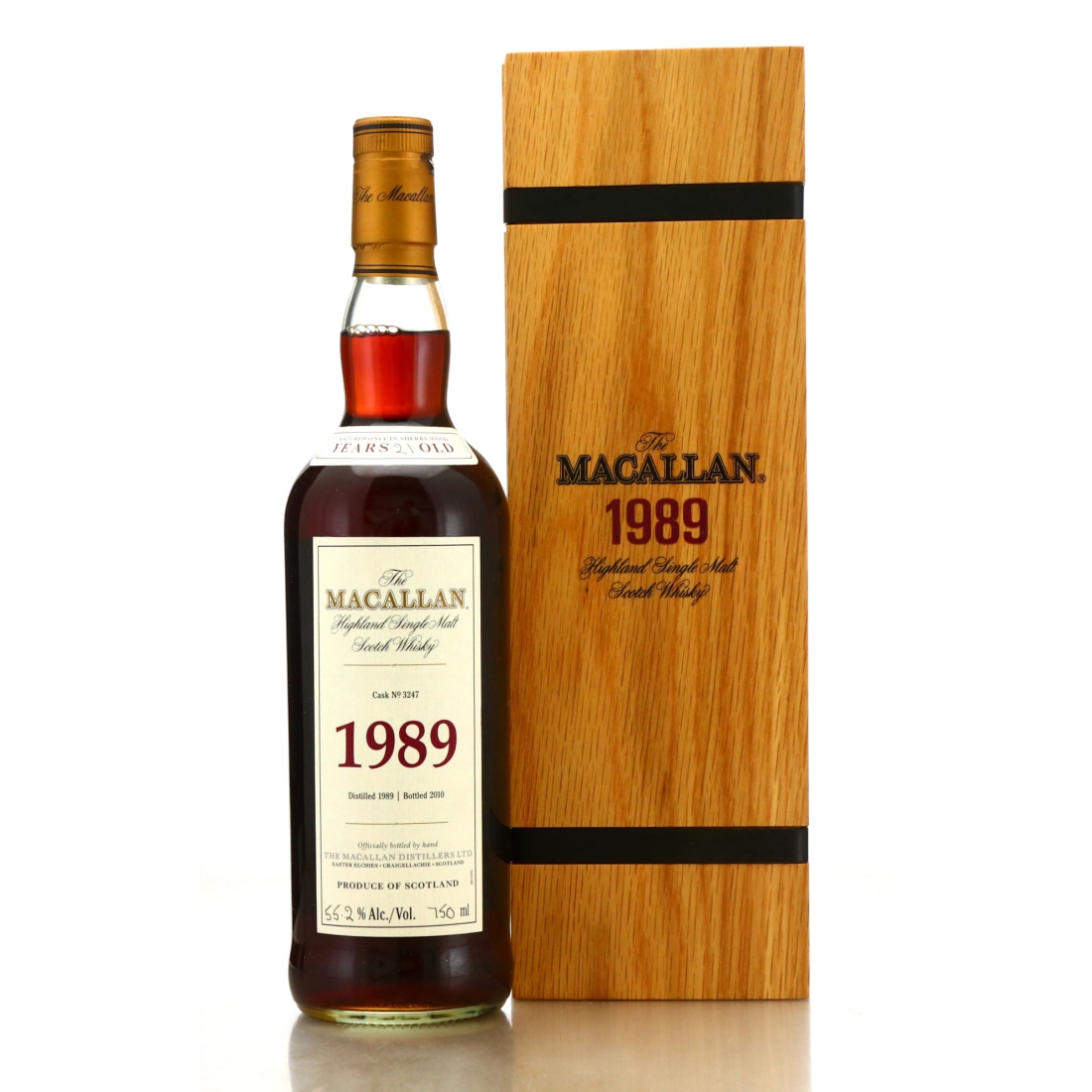 Macallan 1989 Fine and Rare 21 Year Old #3247 75cl / US Import