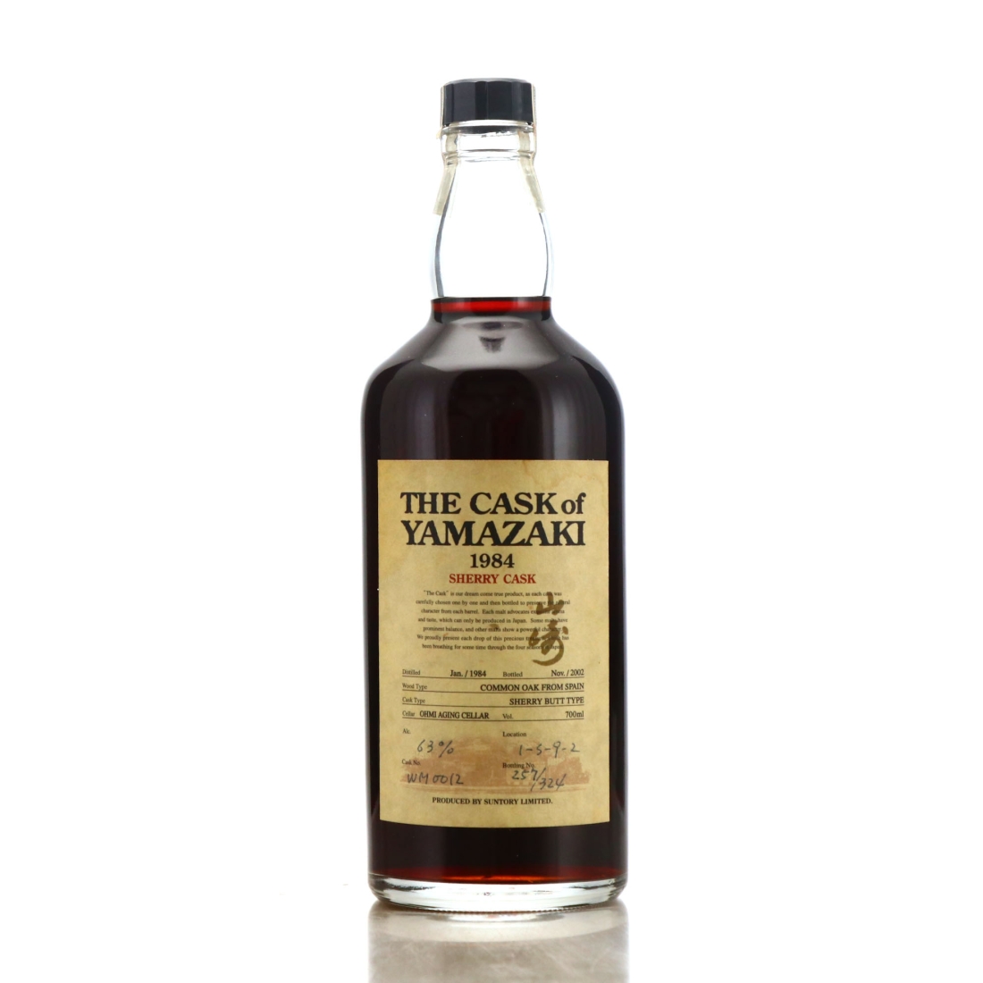 Yamazaki 1984 Single Sherry Cask #WM0012