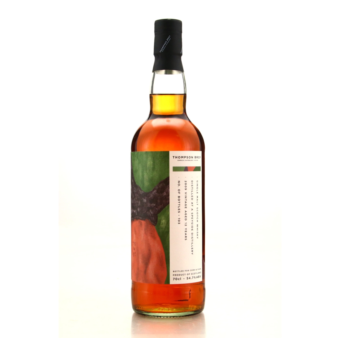 Speyside Single Malt 2009 Thompson Brothers 12 Year Old / Cork & Cask