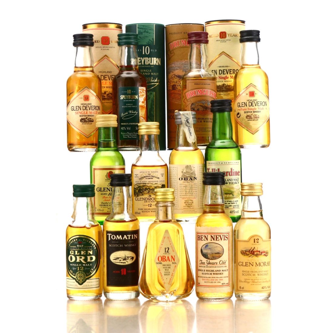 Single Malt Miniatures x 13