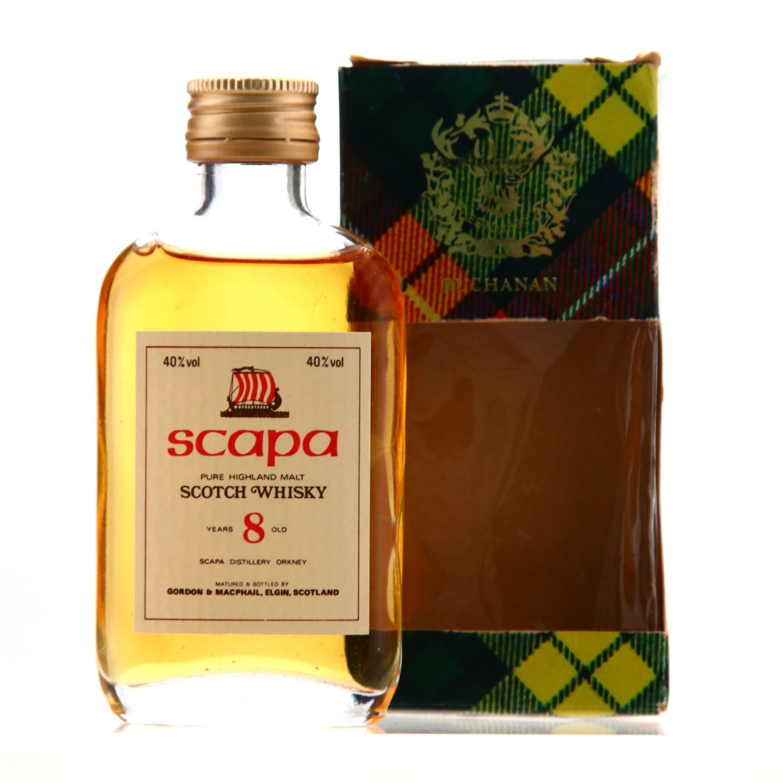 Scapa 8 Year Old Gordon and MacPhail Miniature 1980s