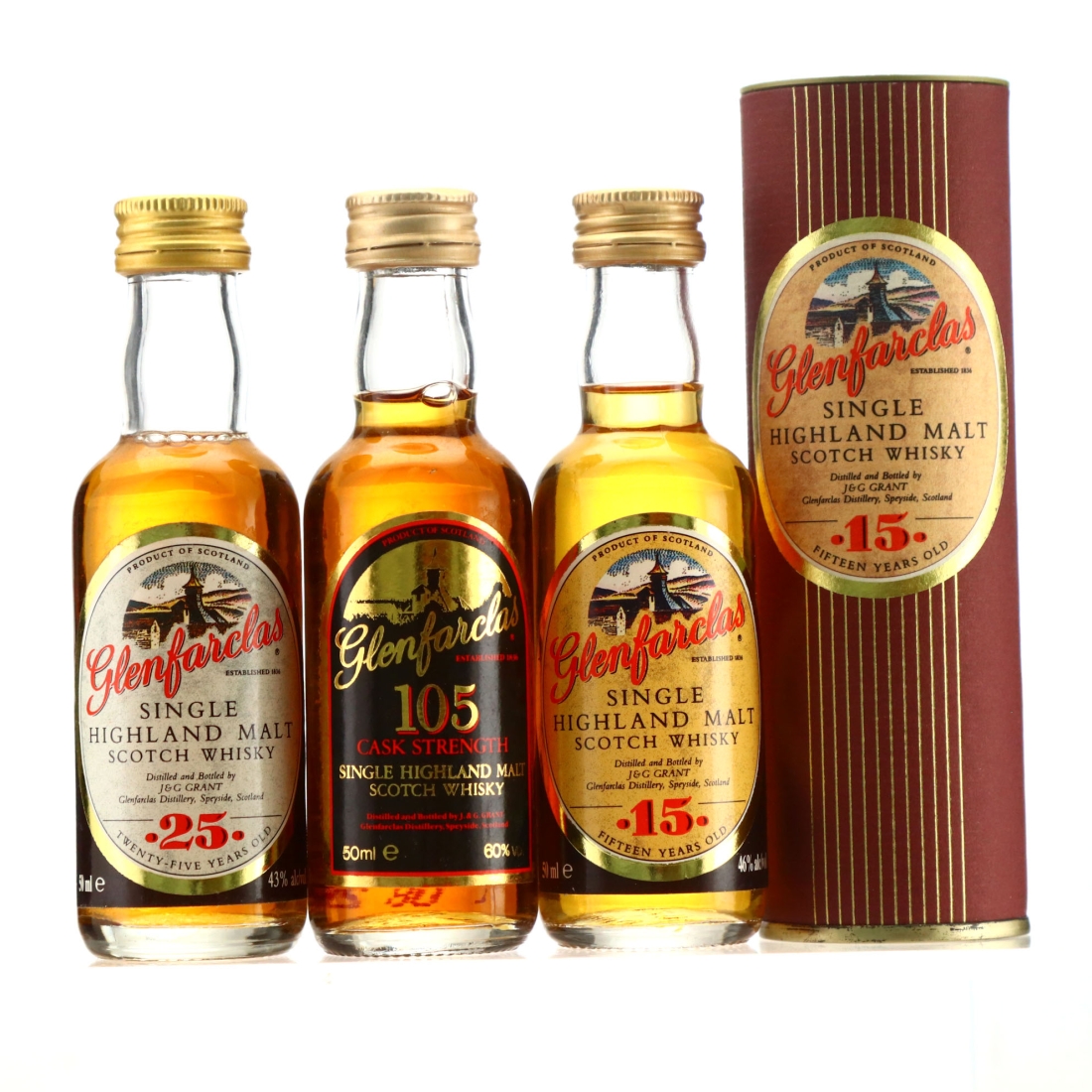 Glenfarclas Miniature x 3