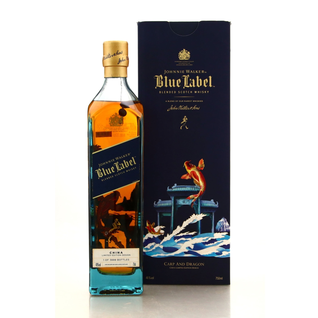 Johnnie Walker Blue Label China Limited Edition 75cl / Carp & Dragon