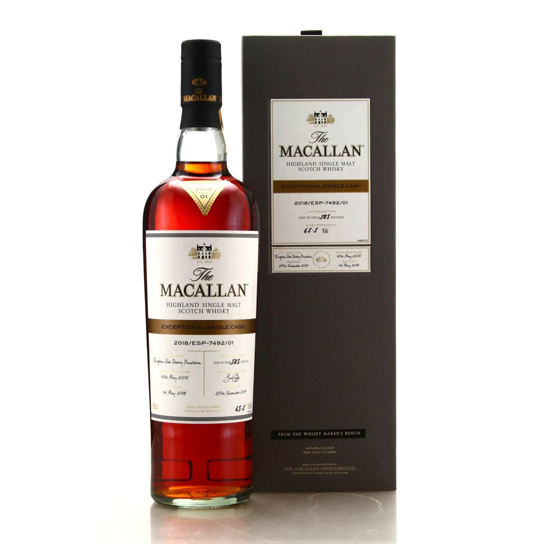 Macallan 2005 Exceptional Cask #7492-01 / 2018 Release