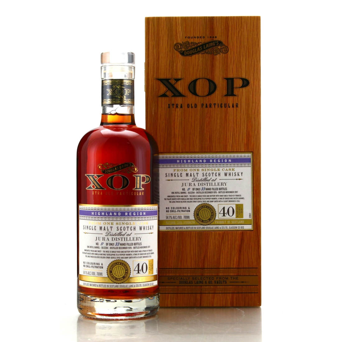 Jura 1976 Douglas Laing 40 Year Old XOP