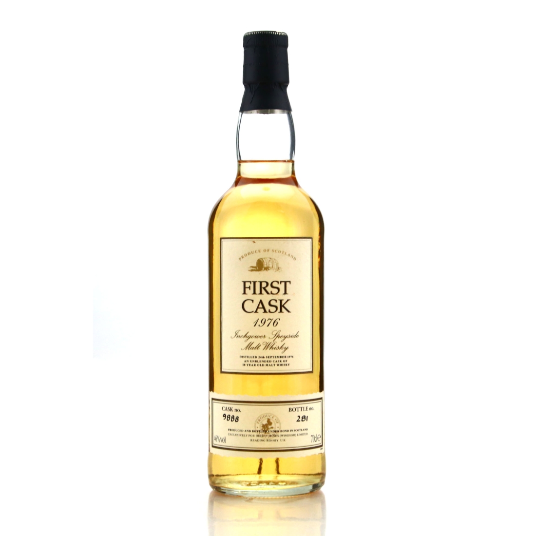Inchgower 1976 First Cask 18 Year Old