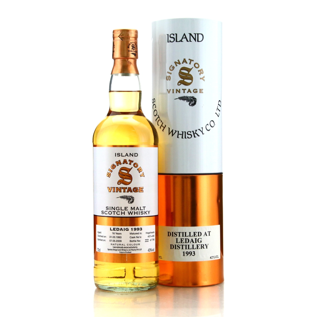 Ledaig 1993 Signatory Vintage 16 Year Old