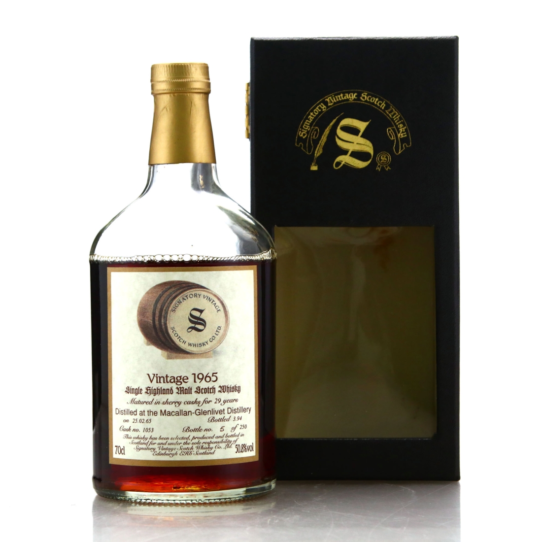 Macallan 1965 Signatory Vintage 29 Year Old