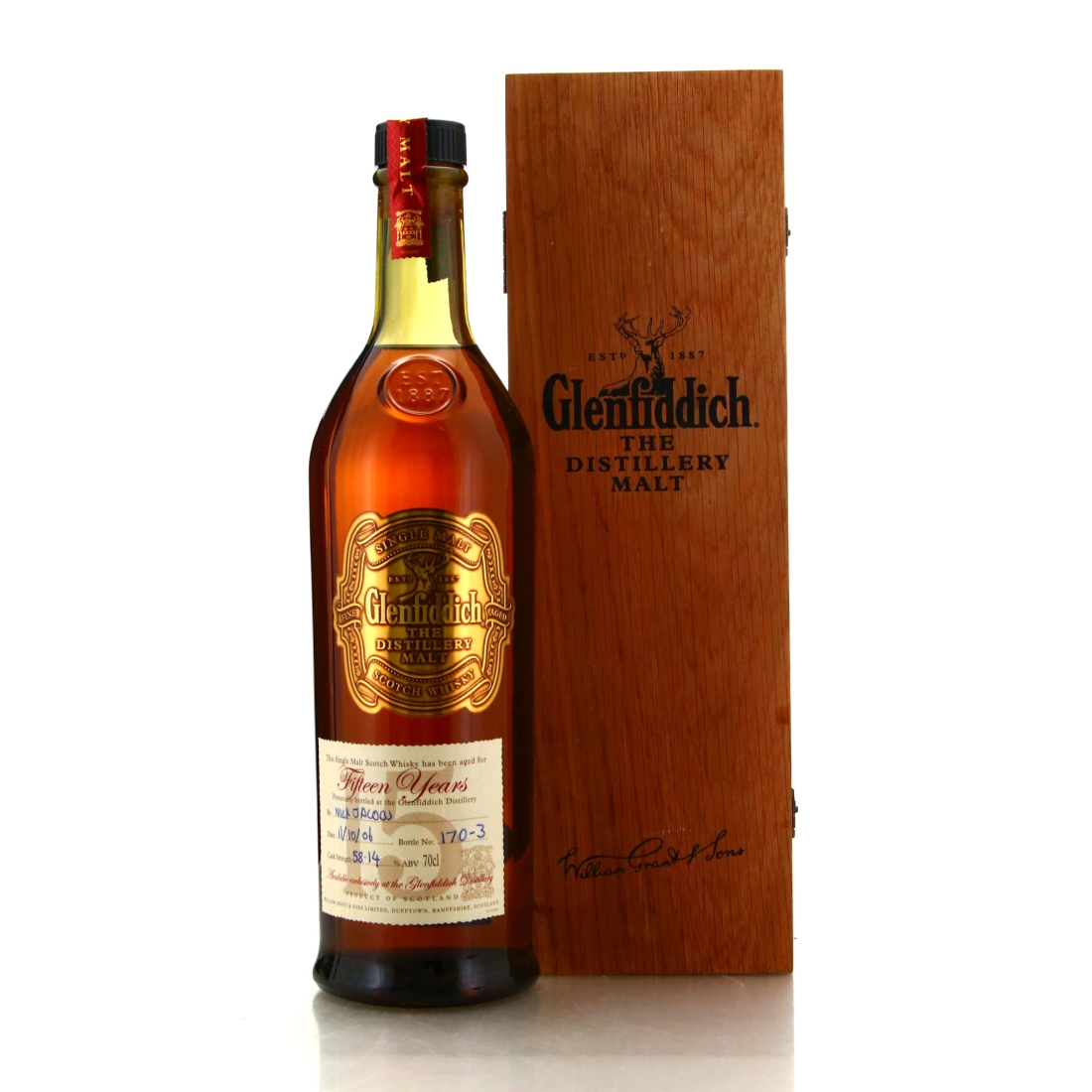 Glenfiddich 15 Year Old Hand Filled / Distillery Exclusive
