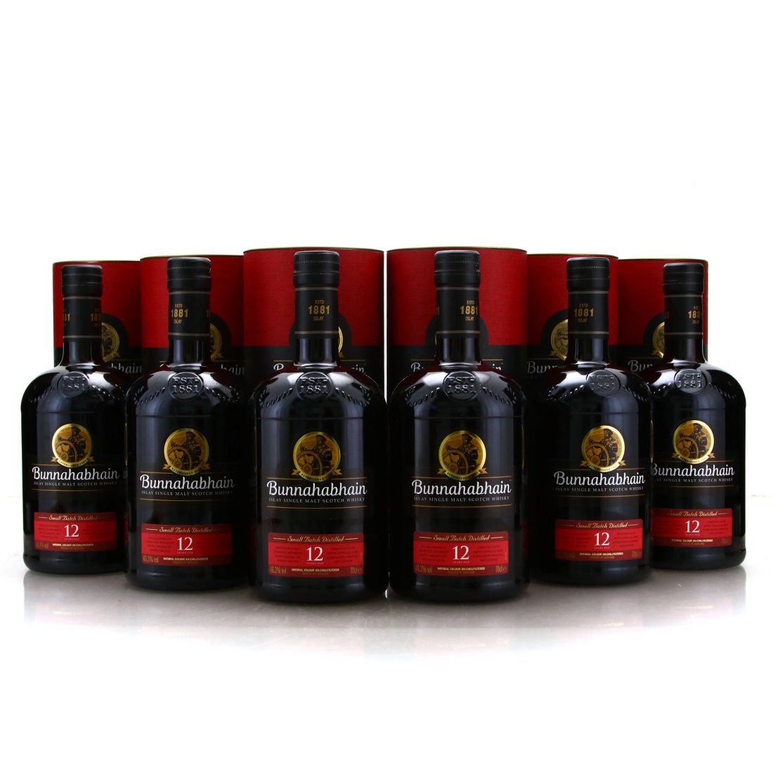 Bunnahabhain 12 Year Old Small Batch 6 x 70cl