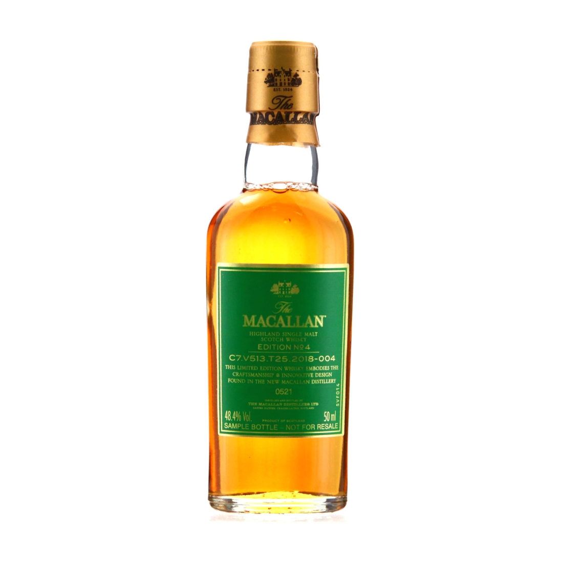 Macallan Edition No.4 Miniature / Trade Sample